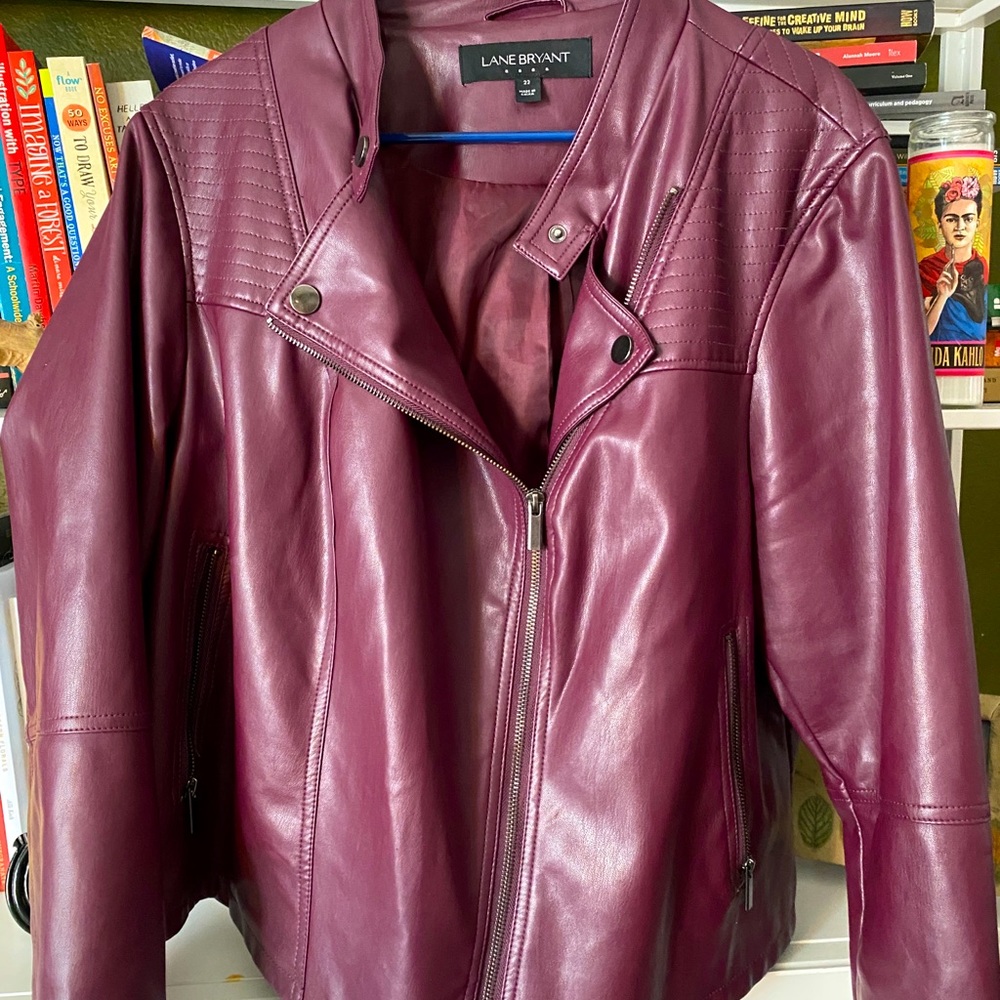 Vegan Leather Mulberry Moto Jacket